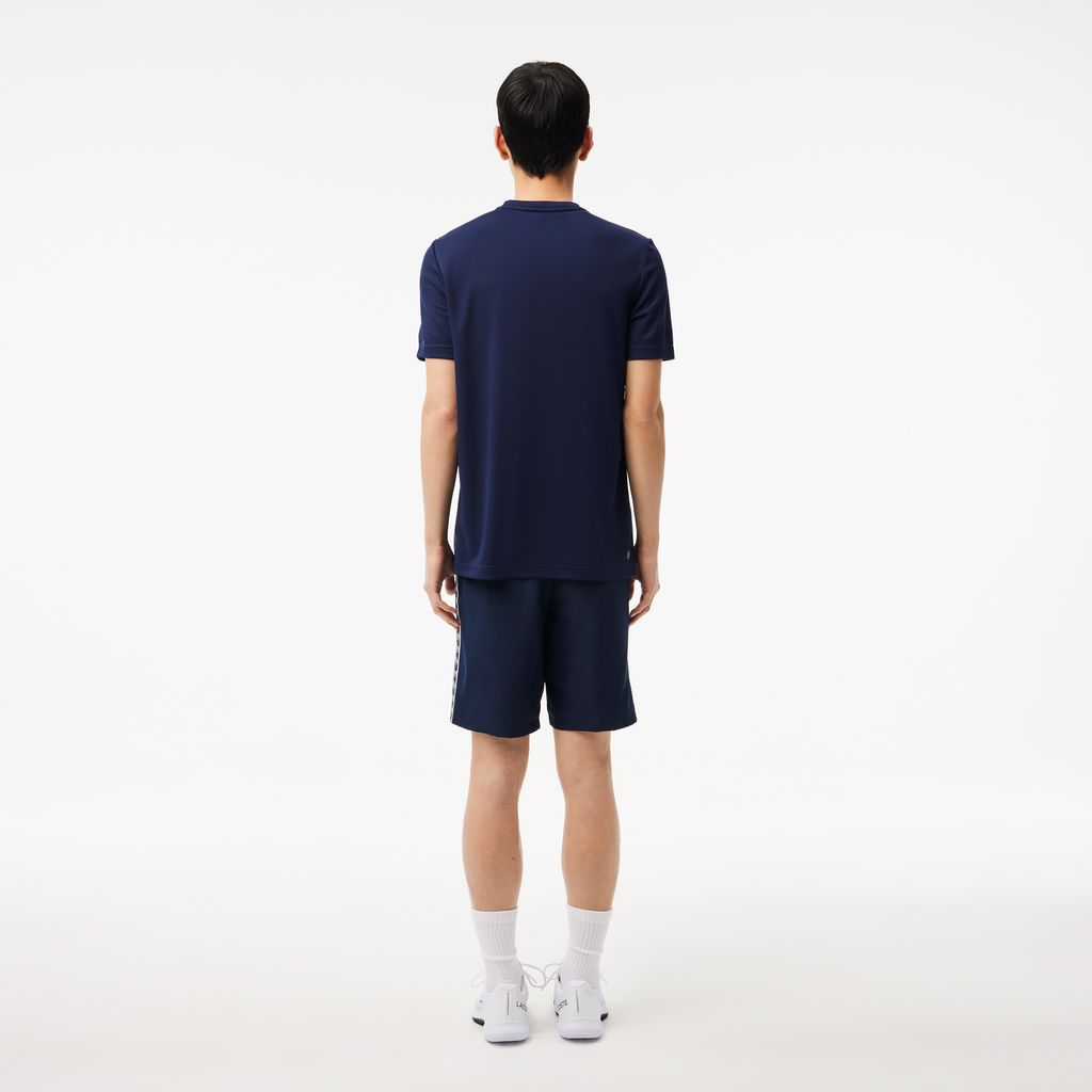 Quần Ngắn Tennis Lacoste Nam Chất Vải Taffeta Kim Cương