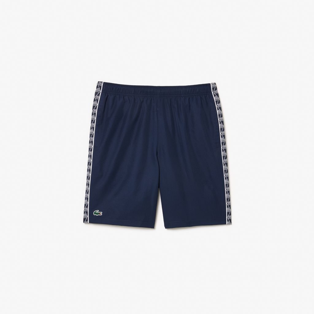 Quần Ngắn Tennis Lacoste Nam Chất Vải Taffeta Kim Cương