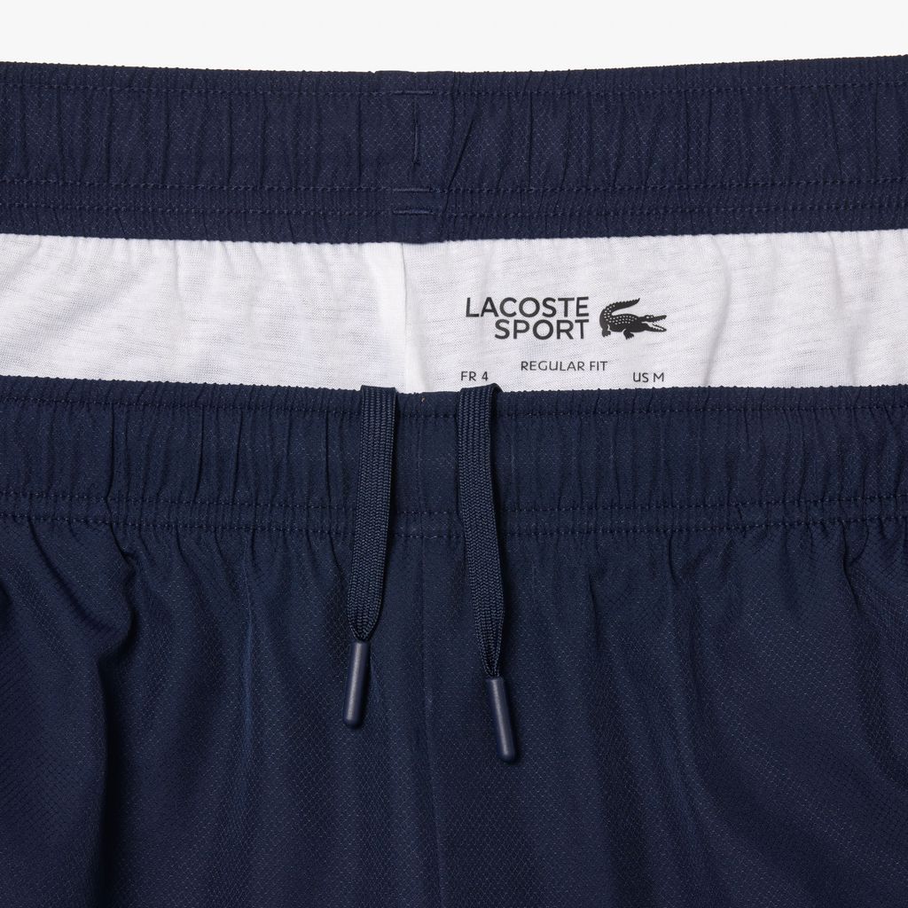 Quần Ngắn Tennis Lacoste Nam Chất Vải Taffeta Kim Cương