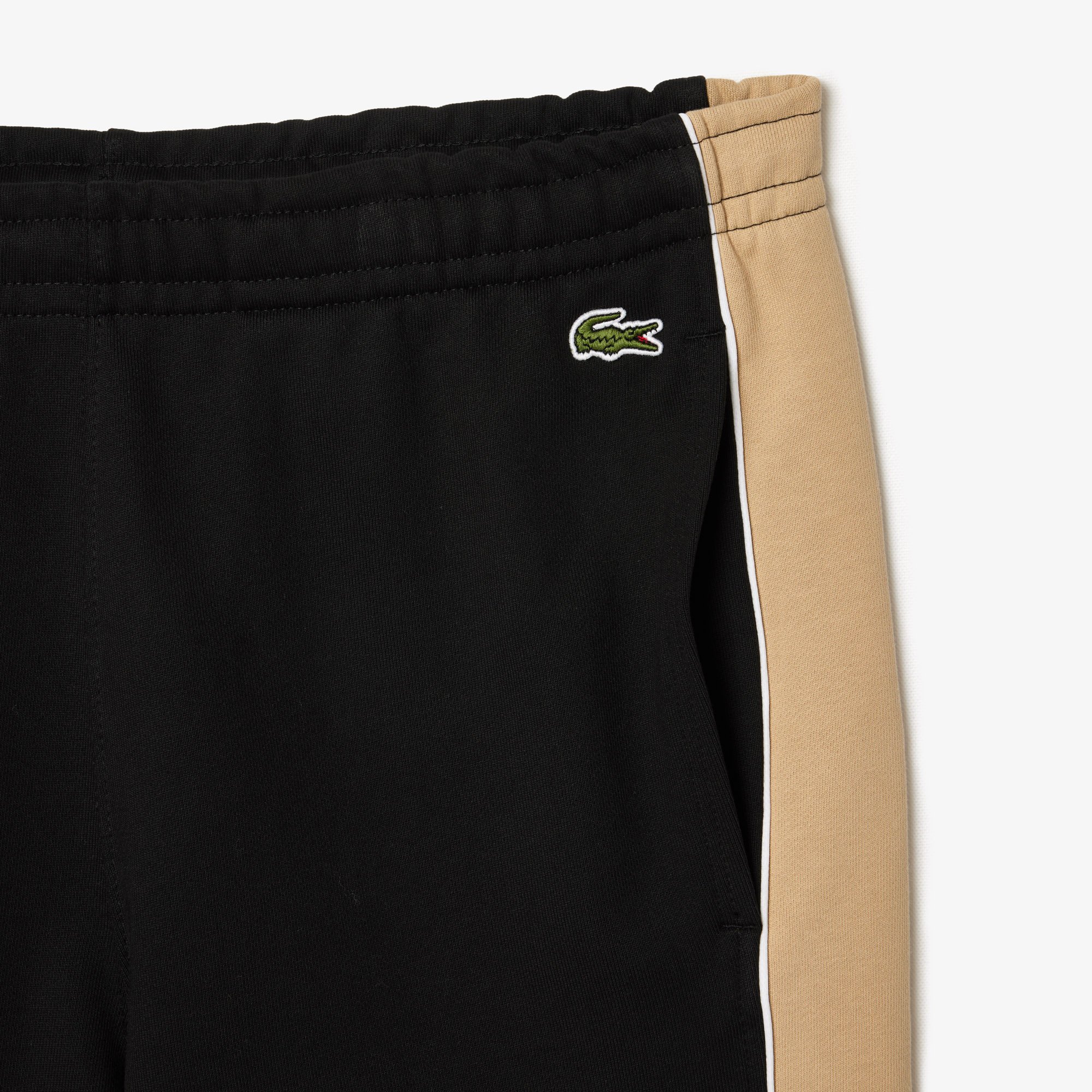 Quần Ngắn Lacoste Nam Dáng Suông Chất Liệu Fleece