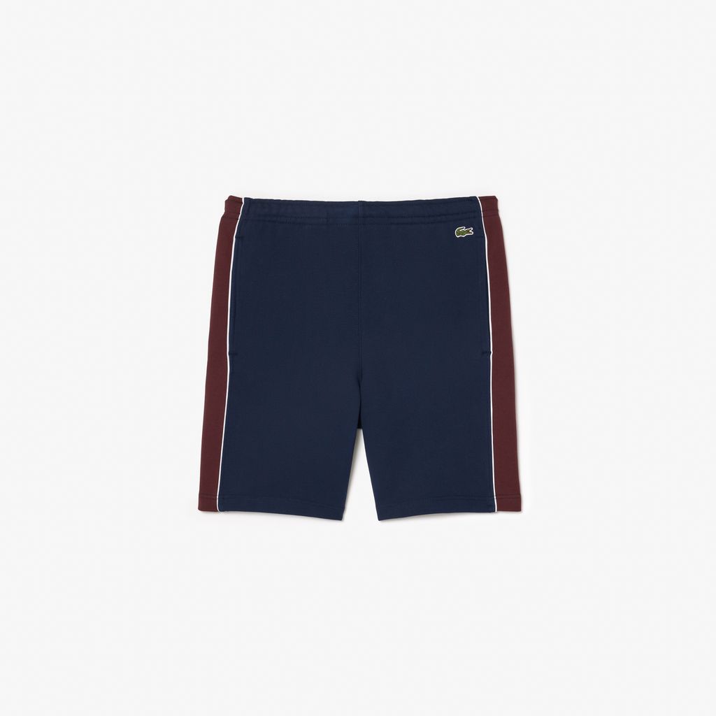 Quần Ngắn Lacoste Nam Dáng Suông Chất Liệu Fleece