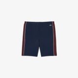 Quần Ngắn Lacoste Nam Dáng Suông Chất Liệu Fleece