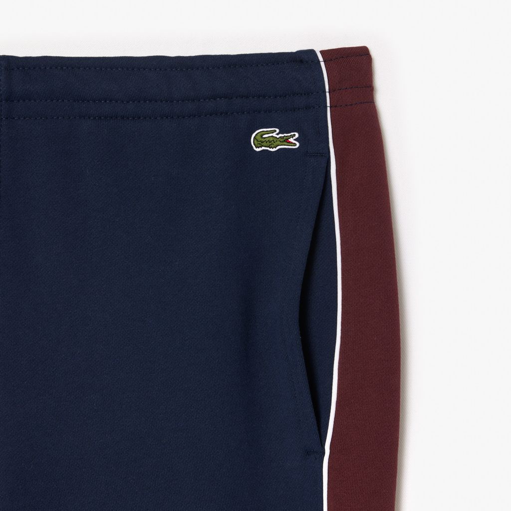 Quần Ngắn Lacoste Nam Dáng Suông Chất Liệu Fleece