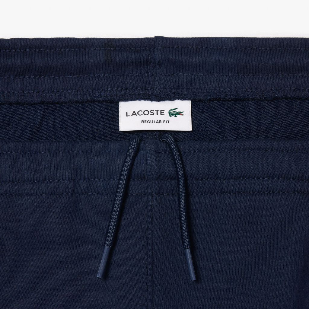 Quần Ngắn Lacoste Nam Dáng Suông Chất Liệu Fleece