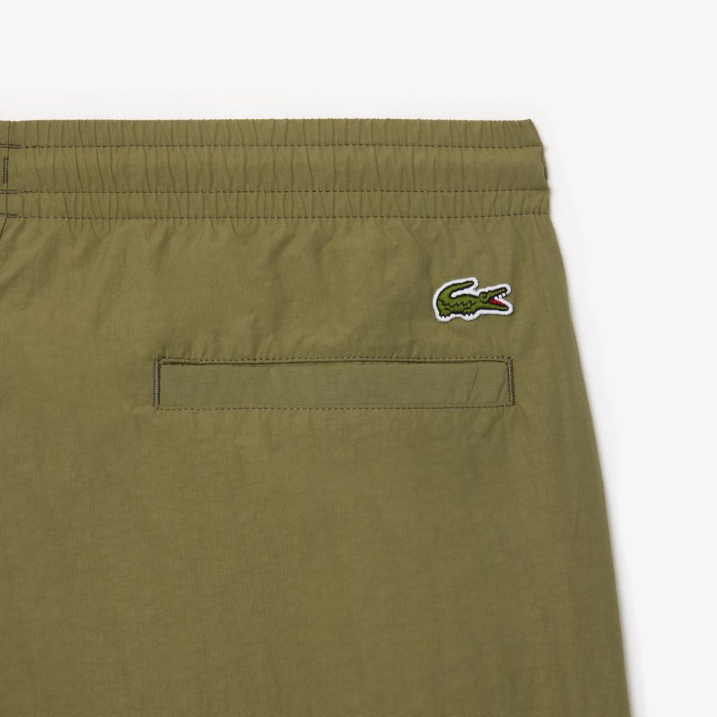 Quần Ngắn Lacoste Nam Dáng Rộng Túi Có Khóa Kéo