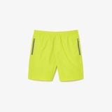 Quần Ngắn Lacoste Nam Dáng Rộng Túi Có Khóa Kéo