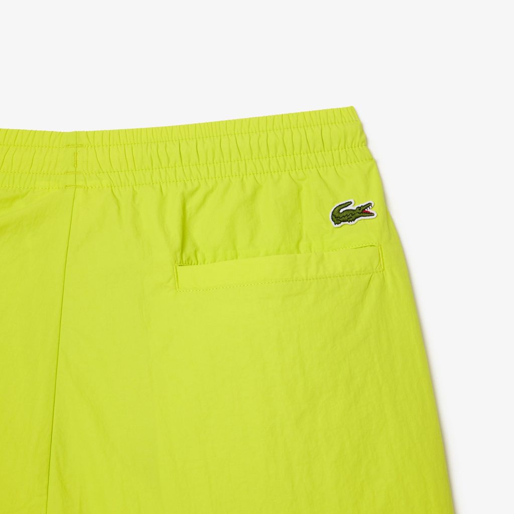 Quần Ngắn Lacoste Nam Dáng Rộng Túi Có Khóa Kéo