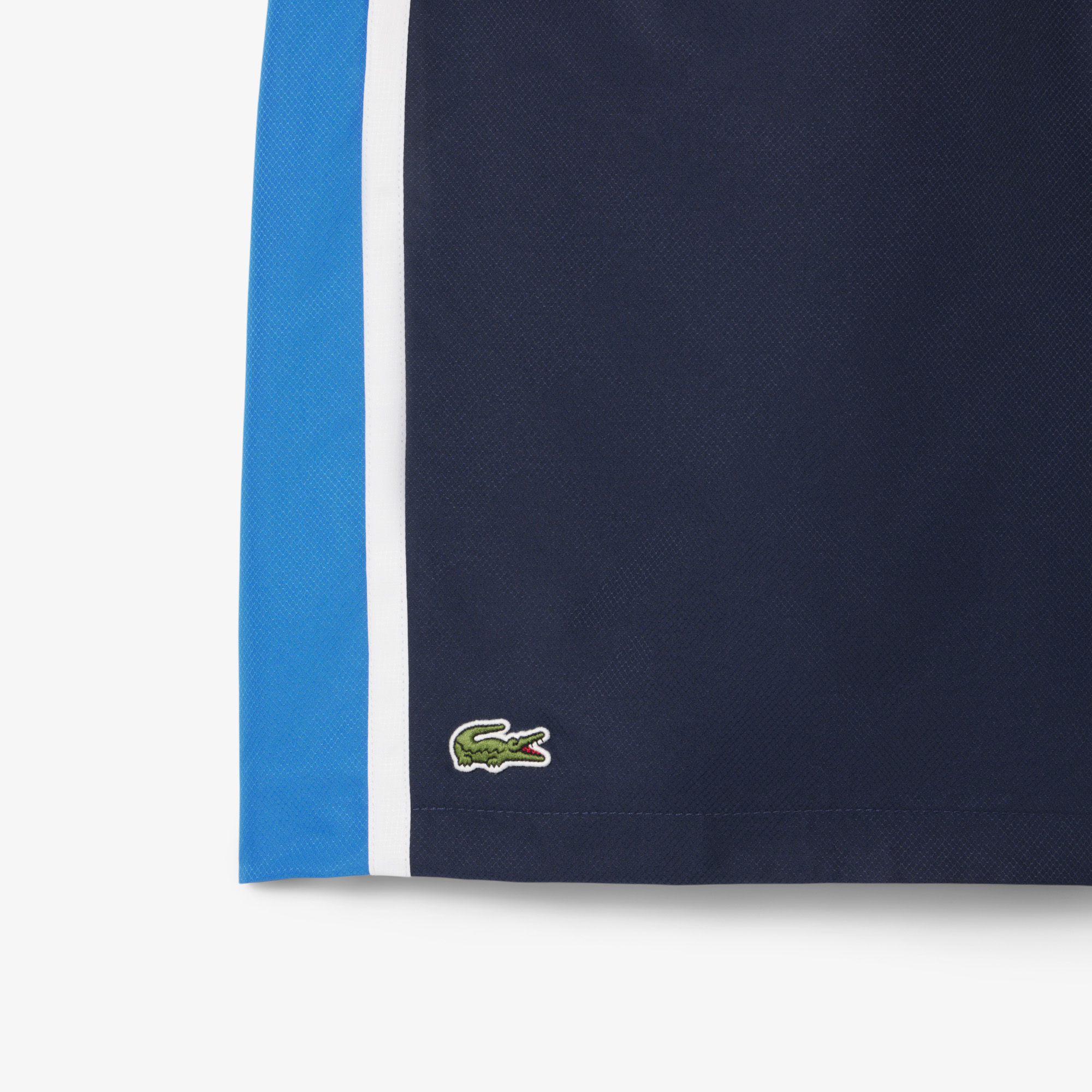 Quần Ngắn Tennis Lacoste Nam Nhẹ Hoạ Tiết Kẻ Sọc Phối Màu