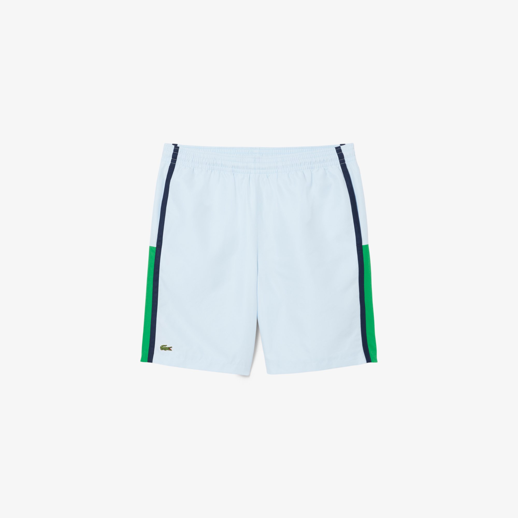 Quần Ngắn Tennis Lacoste Nam Nhẹ Hoạ Tiết Kẻ Sọc Phối Màu