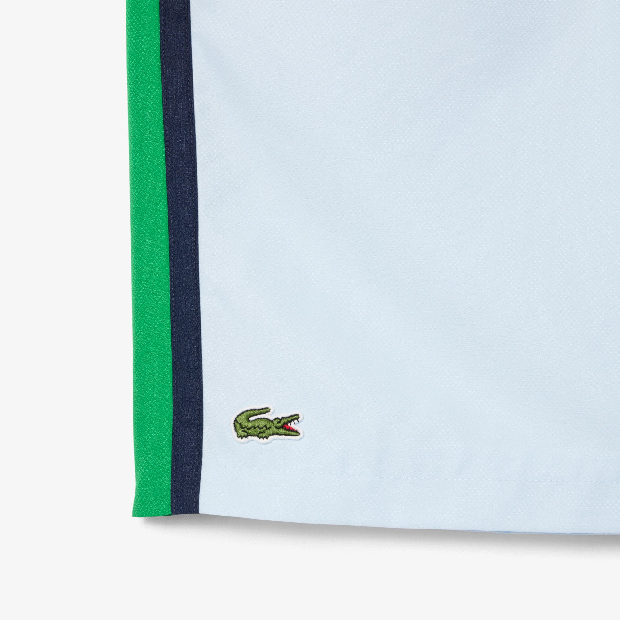 Quần Ngắn Tennis Lacoste Nam Nhẹ Hoạ Tiết Kẻ Sọc Phối Màu