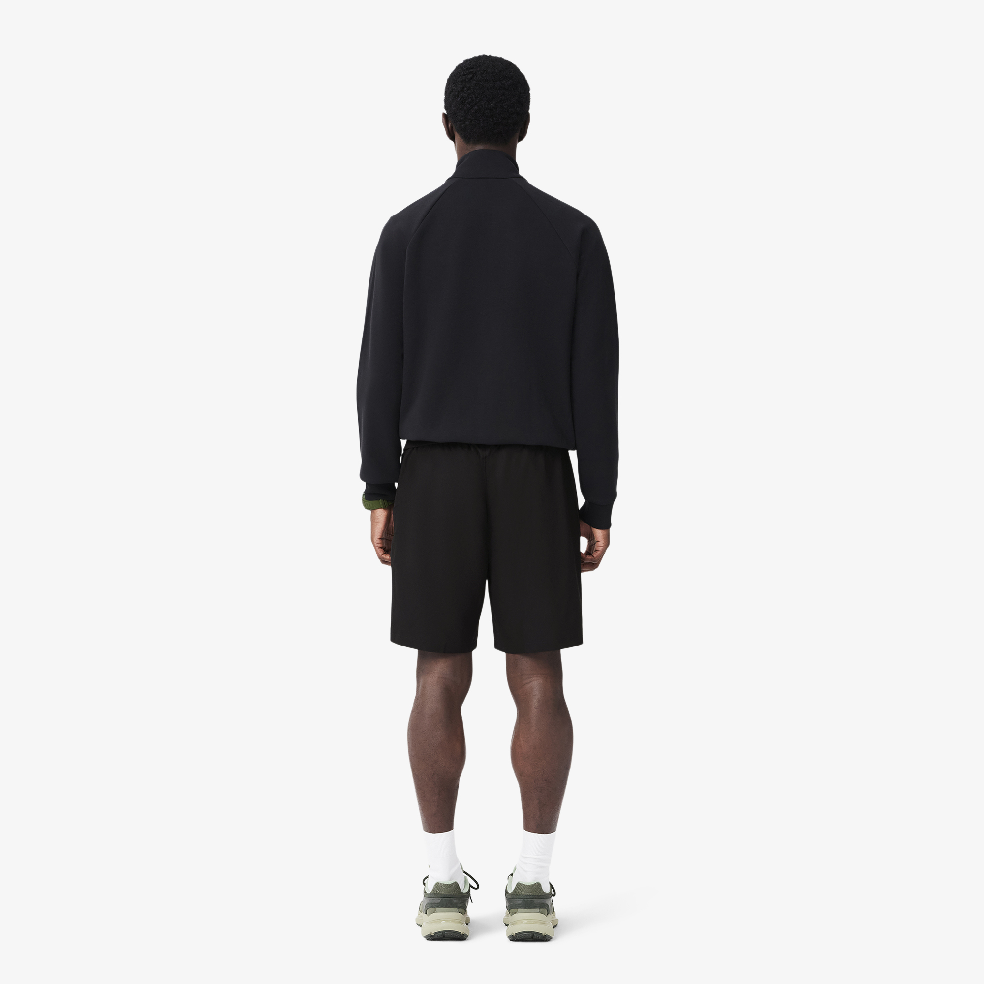 Quần Ngắn Tennis Lacoste Nam Chất Liệu Vải Taffeta Kim Cương Nhẹ
