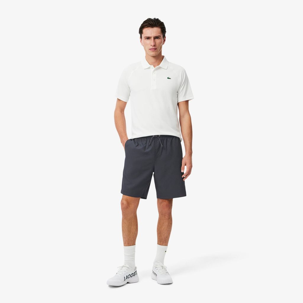 Quần Ngắn Tennis Lacoste Nam Chất Liệu Vải Taffeta Kim Cương Nhẹ