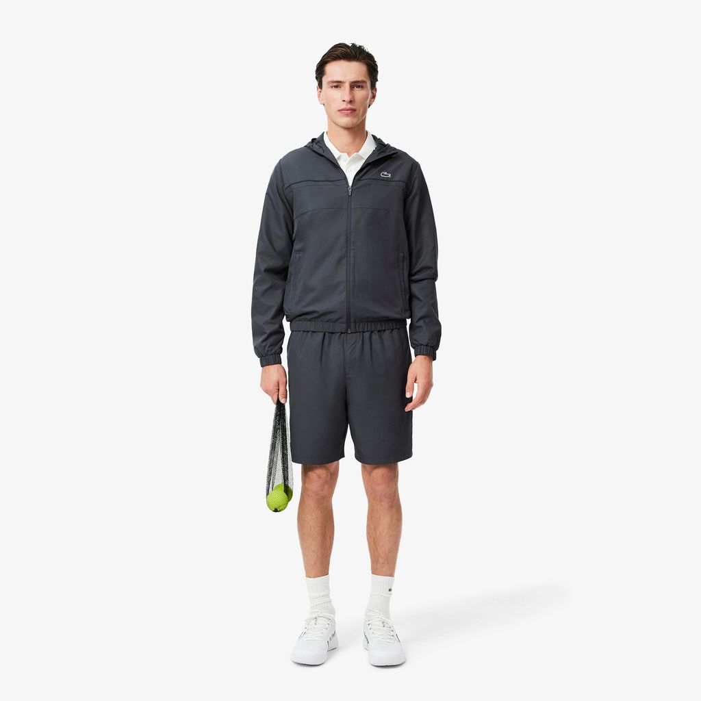 Quần Ngắn Tennis Lacoste Nam Chất Liệu Vải Taffeta Kim Cương Nhẹ