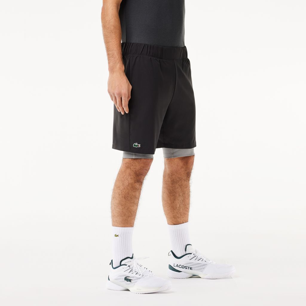 Quần Ngắn Thể Thao Lacoste Nam Có Quần Lót Bên Trong Công Nghệ Ultra Dry