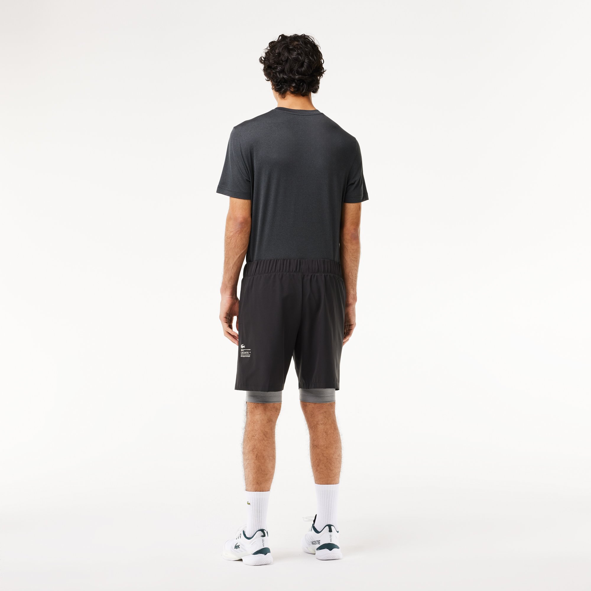 Quần Ngắn Thể Thao Lacoste Nam Có Quần Lót Bên Trong Công Nghệ Ultra Dry