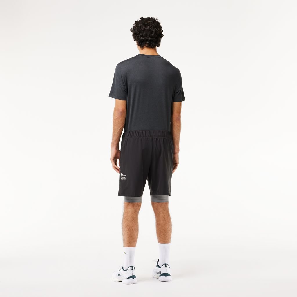 Quần Ngắn Thể Thao Lacoste Nam Có Quần Lót Bên Trong Công Nghệ Ultra Dry