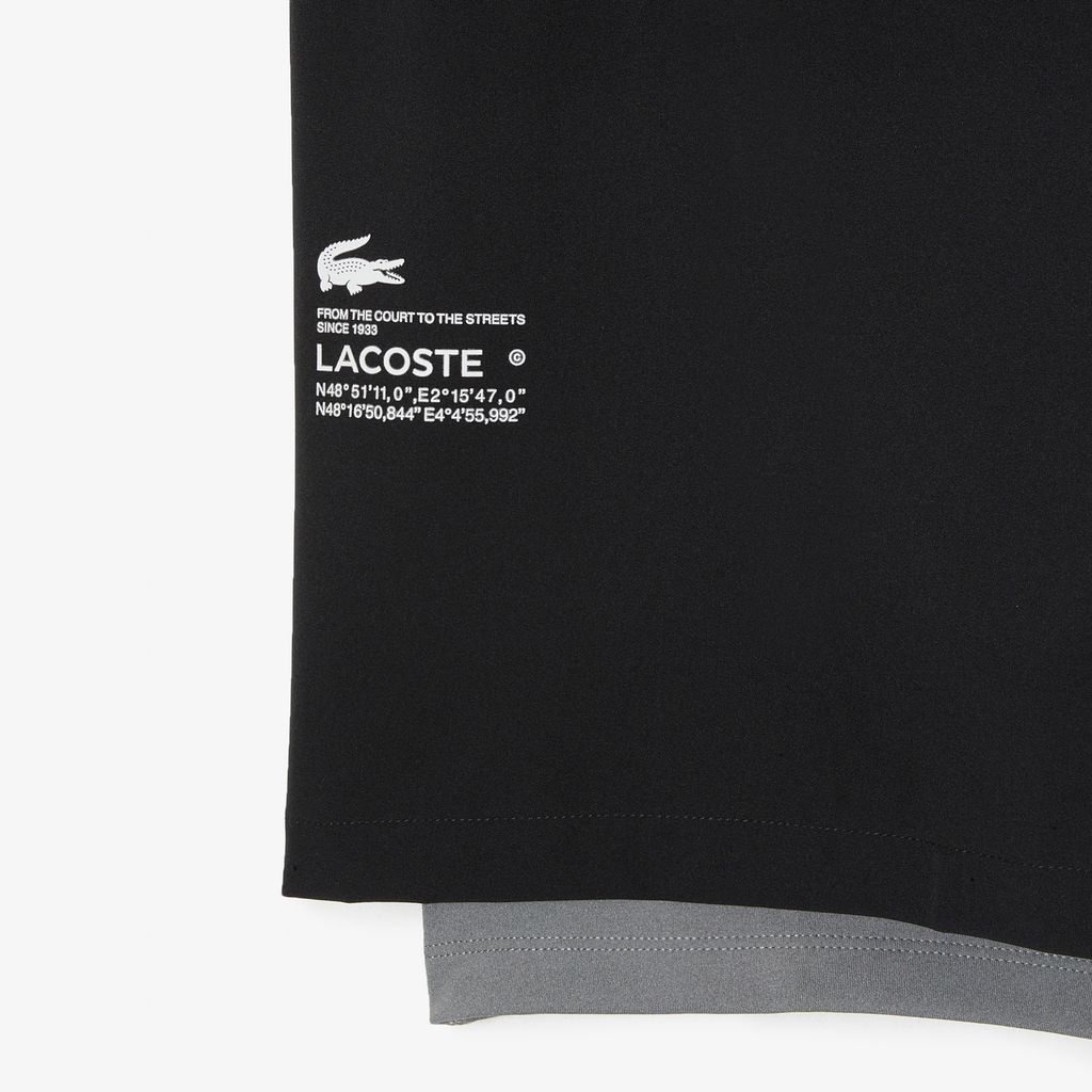 Quần Ngắn Thể Thao Lacoste Nam Có Quần Lót Bên Trong Công Nghệ Ultra Dry