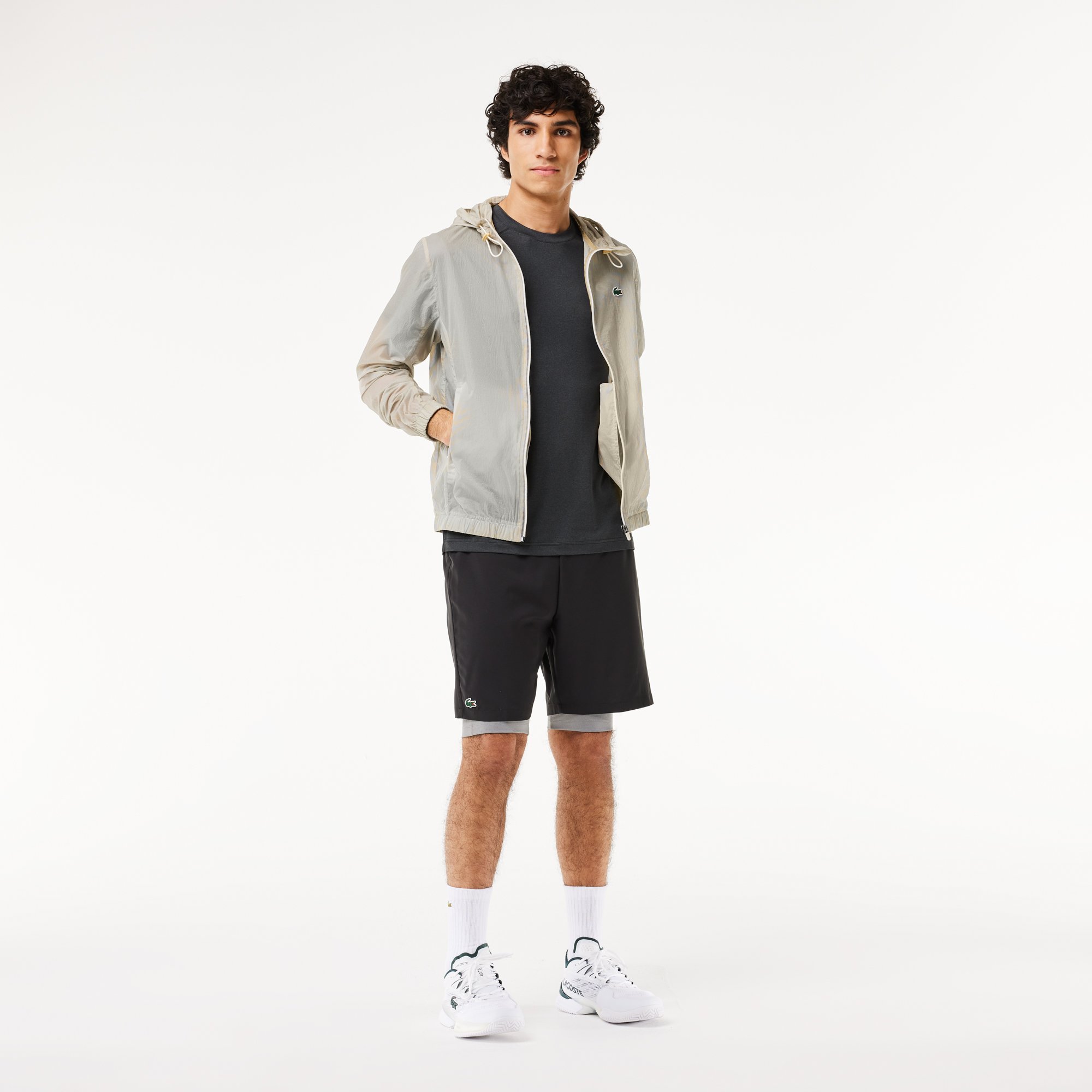 Quần Ngắn Thể Thao Lacoste Nam Có Quần Lót Bên Trong Công Nghệ Ultra Dry