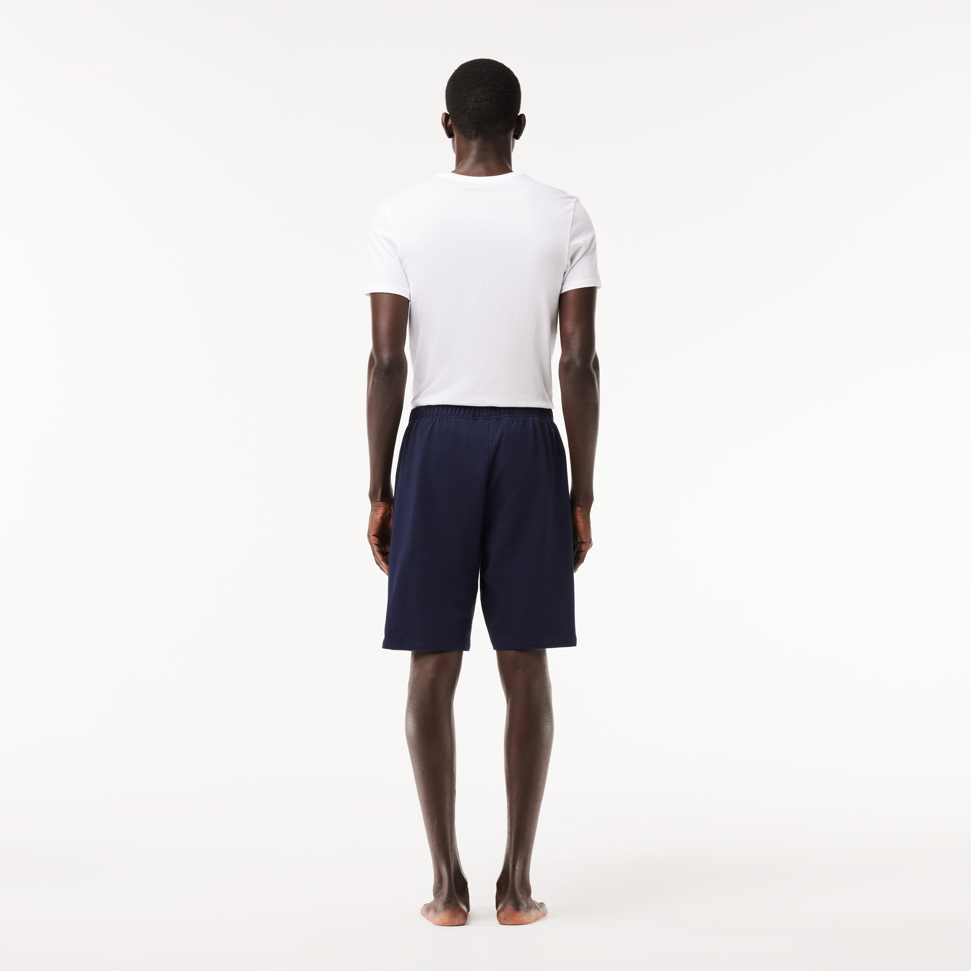 Quần Ngắn Mặc Nhà Lacoste Nam Chất Liệu Fleece