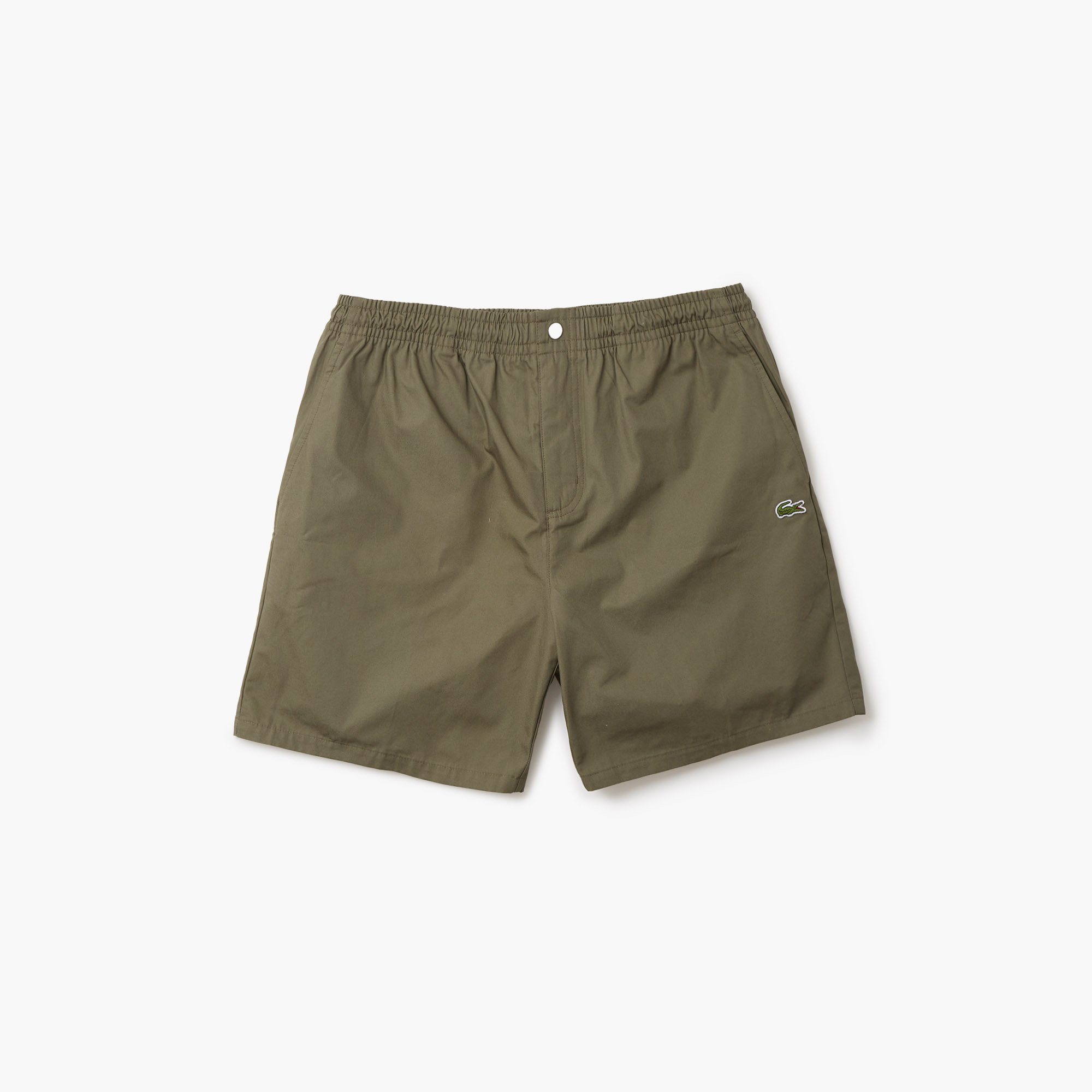 Quần Ngắn Lacoste Nam Dáng Suông Chất Liệu Poplin