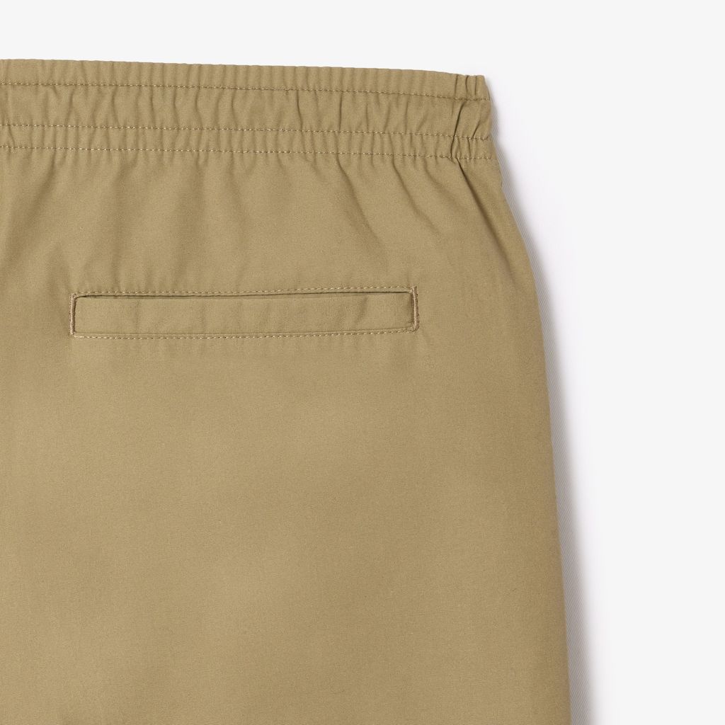 Quần Ngắn Lacoste Nam Dáng Suông Chất Liệu Poplin