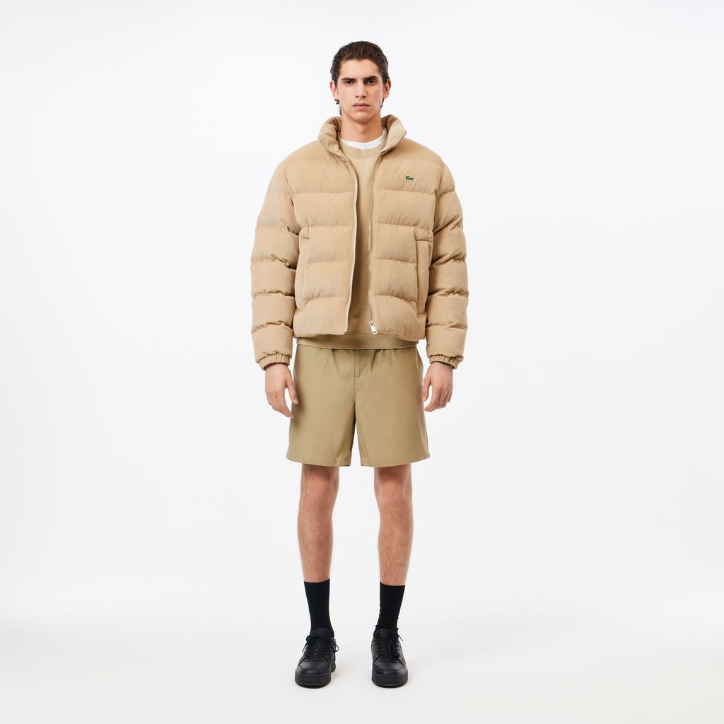 Quần Ngắn Lacoste Nam Dáng Suông Chất Liệu Poplin