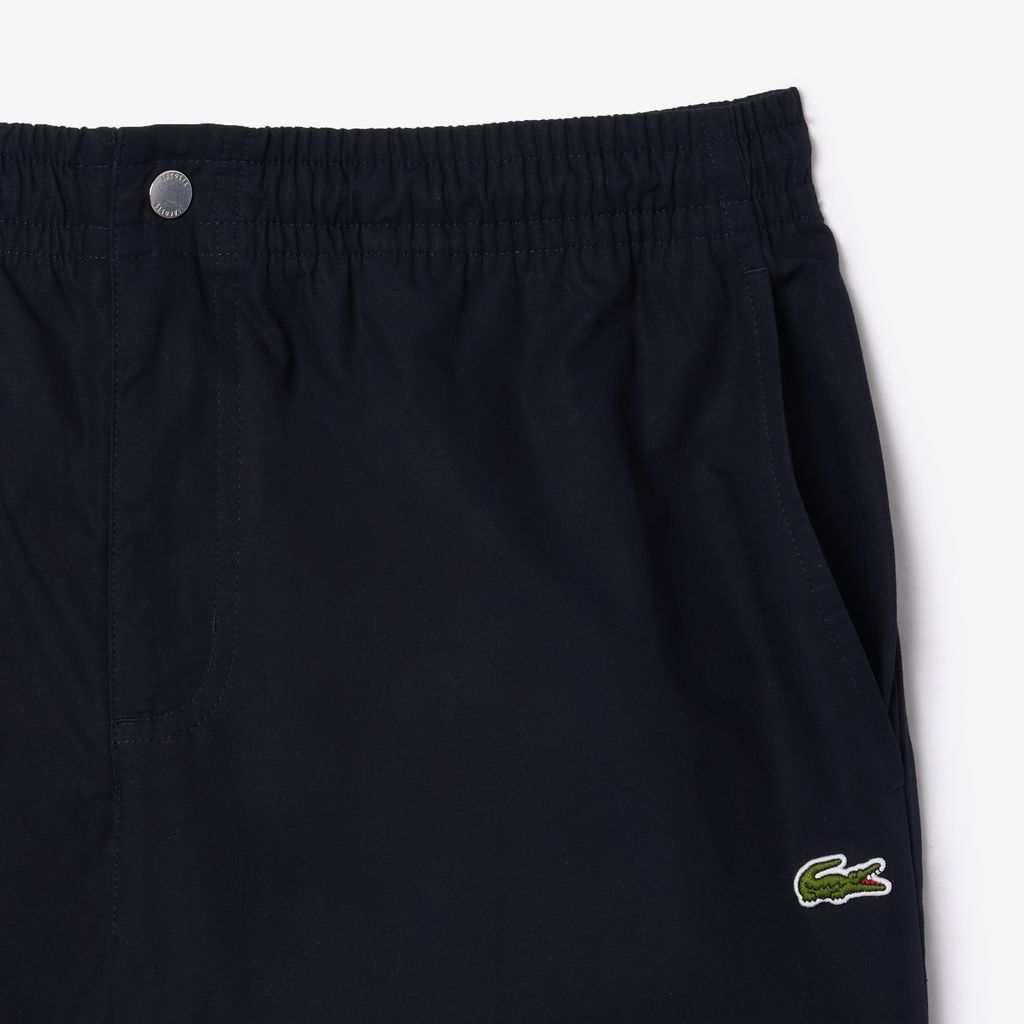 Quần Ngắn Lacoste Nam Dáng Suông Chất Liệu Poplin