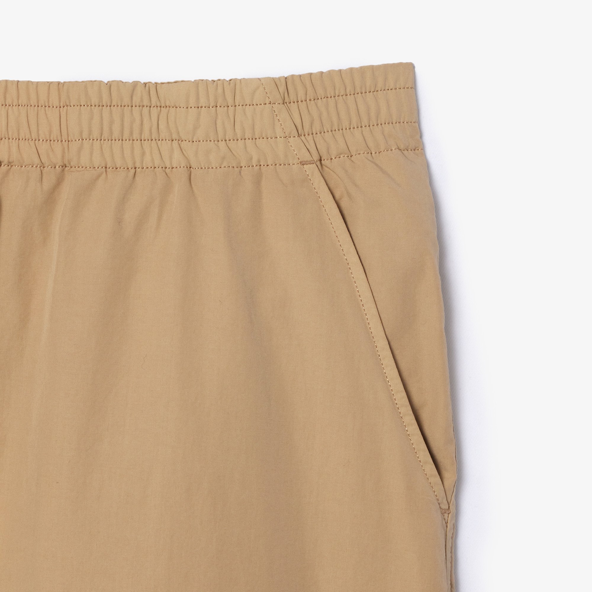 Quần Ngắn Bermuda Lacoste Nam Dáng Suông Hiệu Ứng Wash
