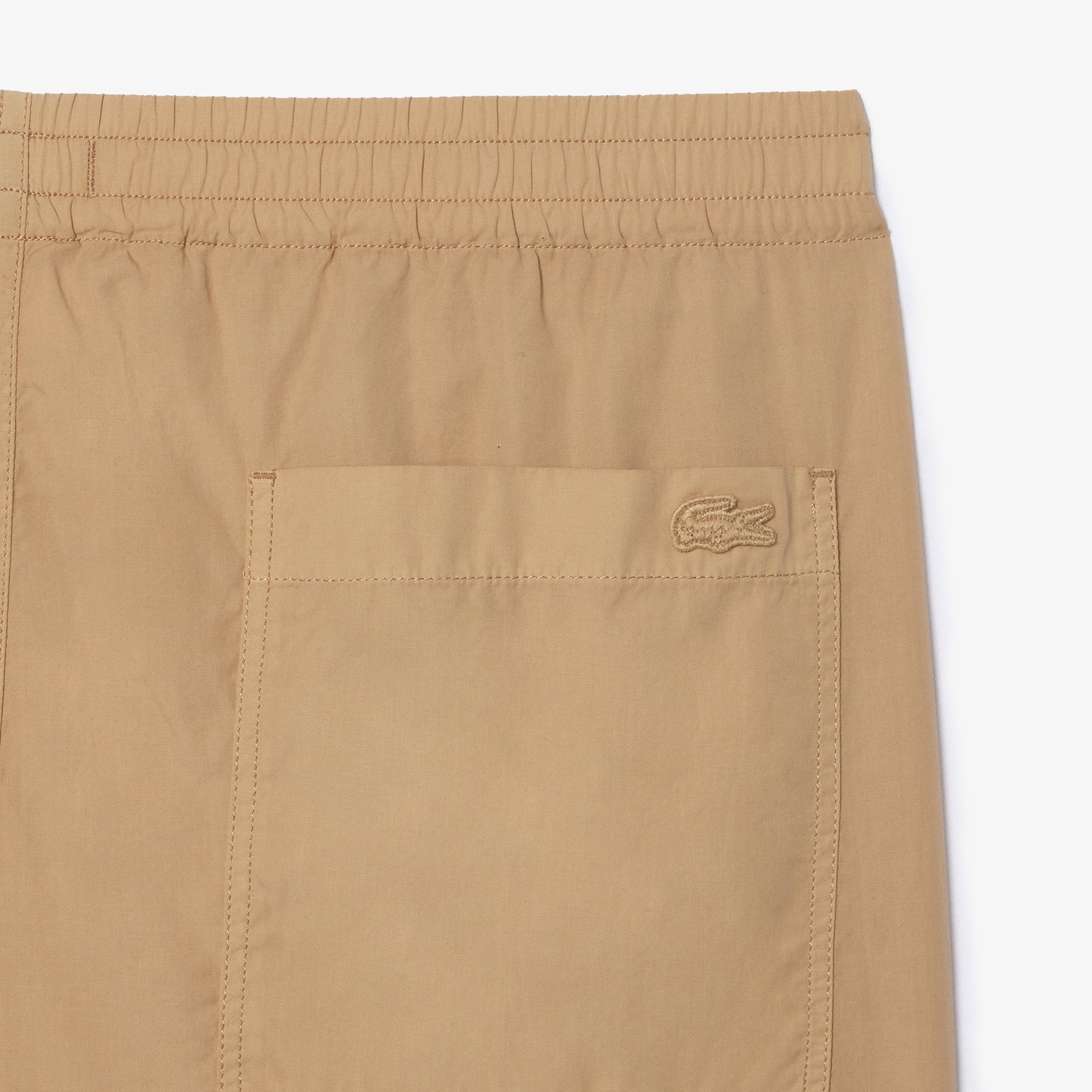 Quần Ngắn Bermuda Lacoste Nam Dáng Suông Hiệu Ứng Wash