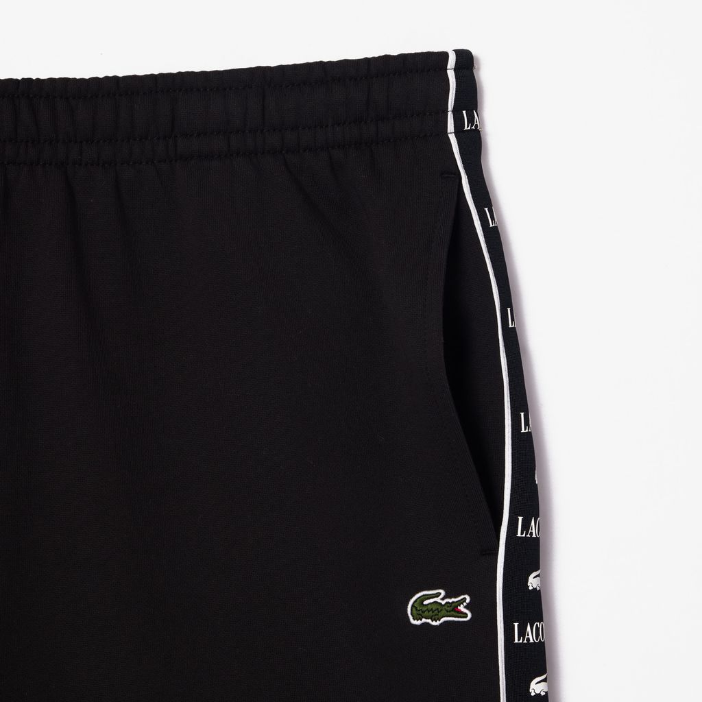 Quần Ngắn Lacoste Nam Dáng Suông Chất Liệu Fleece