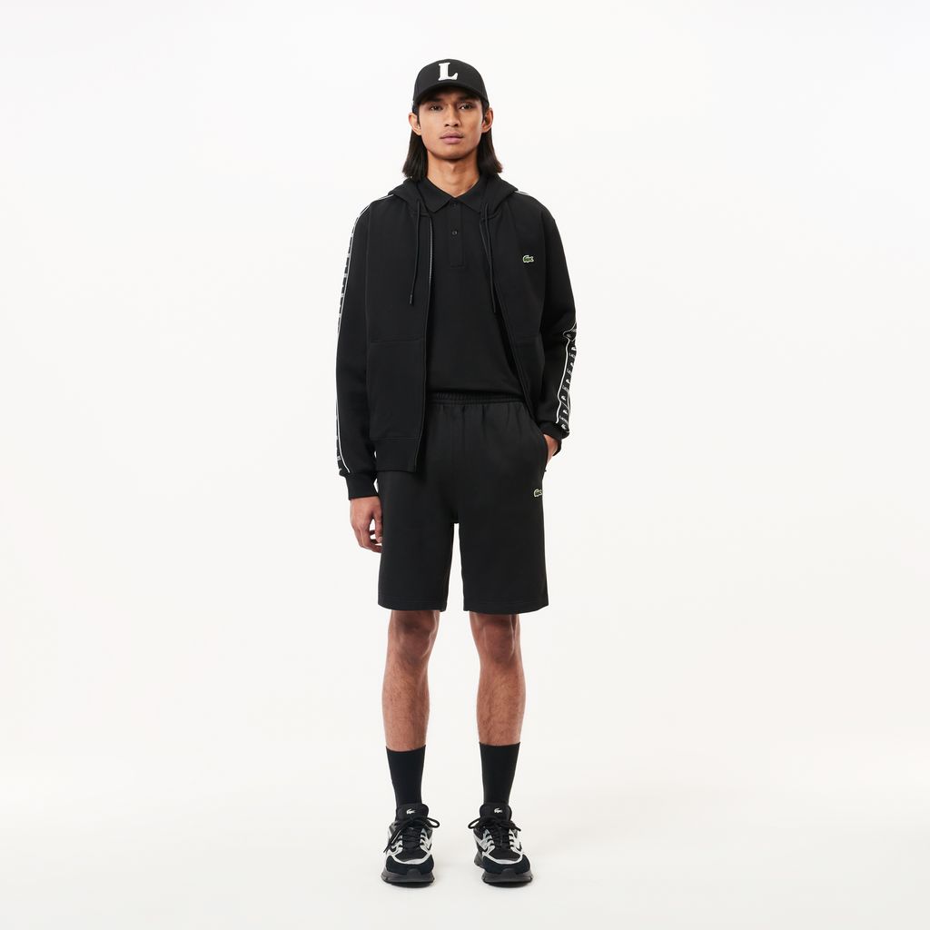 Quần Ngắn Lacoste Nam Dáng Suông Chất Liệu Fleece