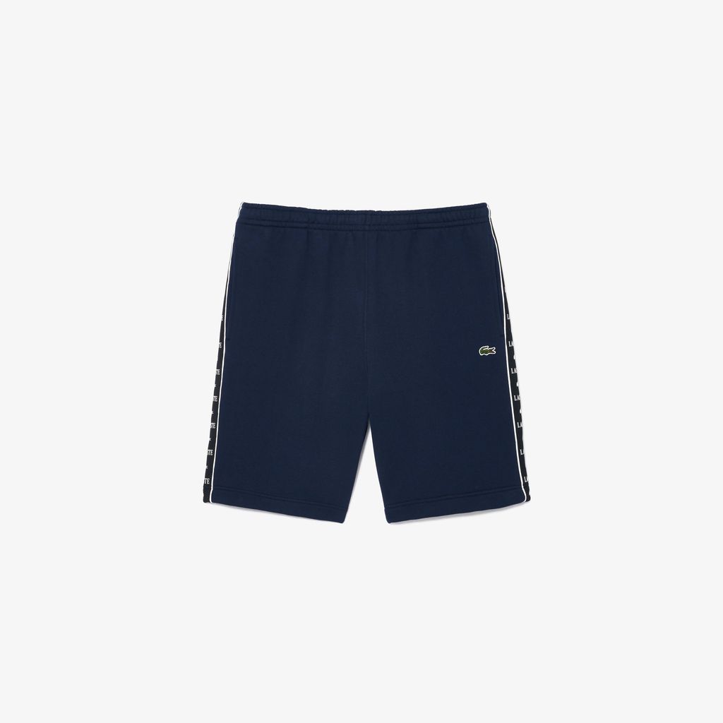Quần Ngắn Lacoste Nam Dáng Suông Chất Liệu Fleece