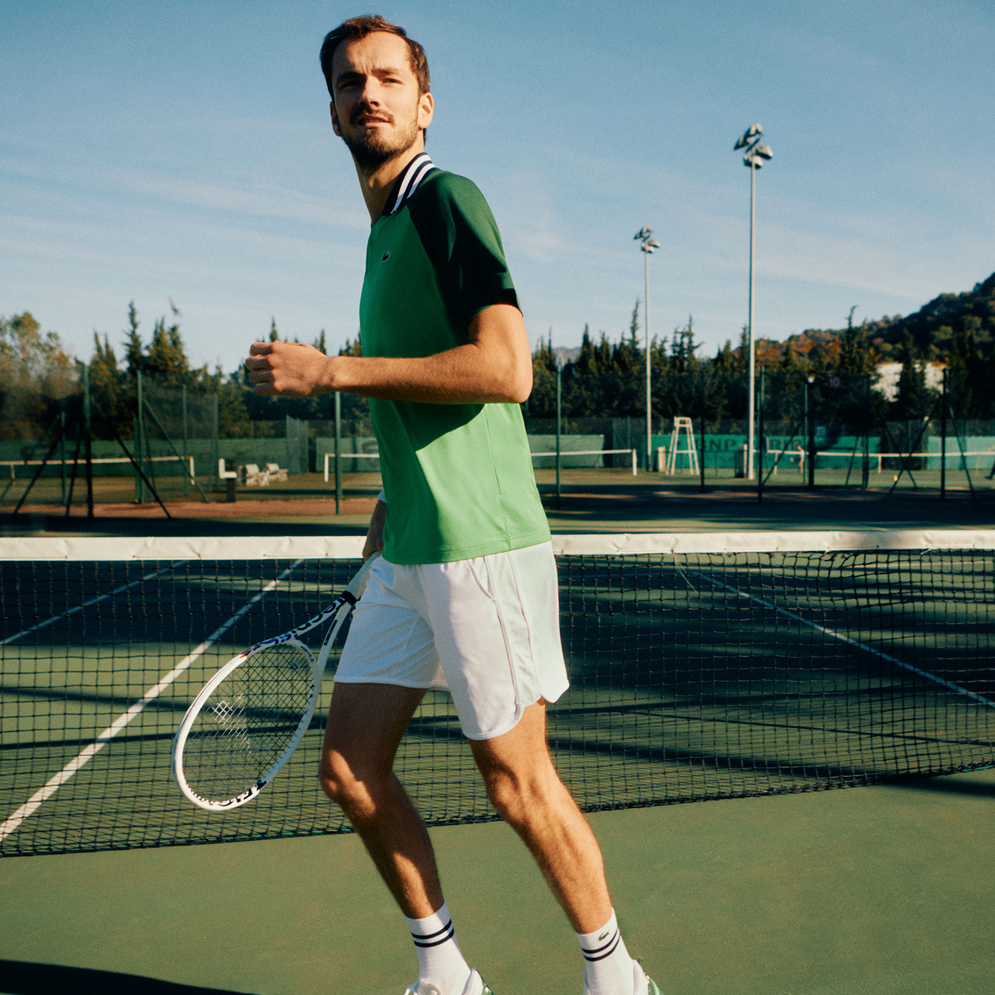 Quần Ngắn Thể Thao Lacoste Nam Lacoste Tennis x Daniil Medvedev