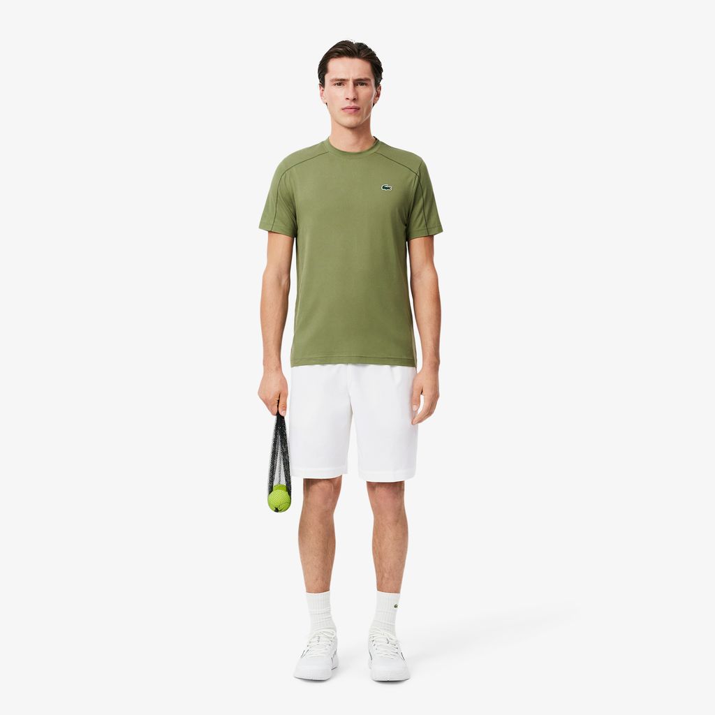 Quần Ngắn Tennis Lacoste Nam Dáng Suông Công Nghệ Ultra-Dry