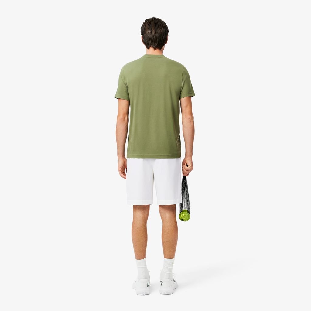 Quần Ngắn Tennis Lacoste Nam Dáng Suông Công Nghệ Ultra-Dry
