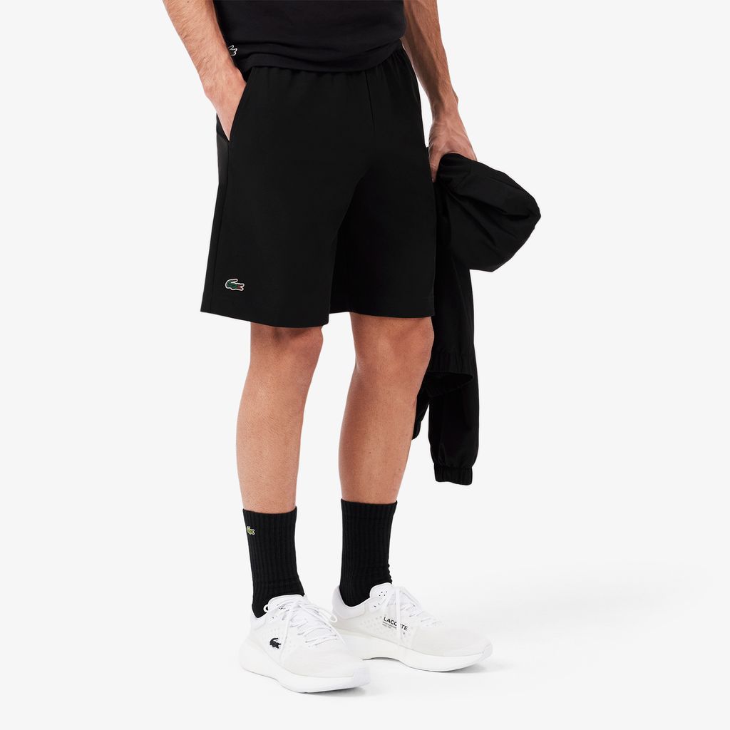 Quần Ngắn Tennis Lacoste Nam Dáng Suông Công Nghệ Ultra-Dry