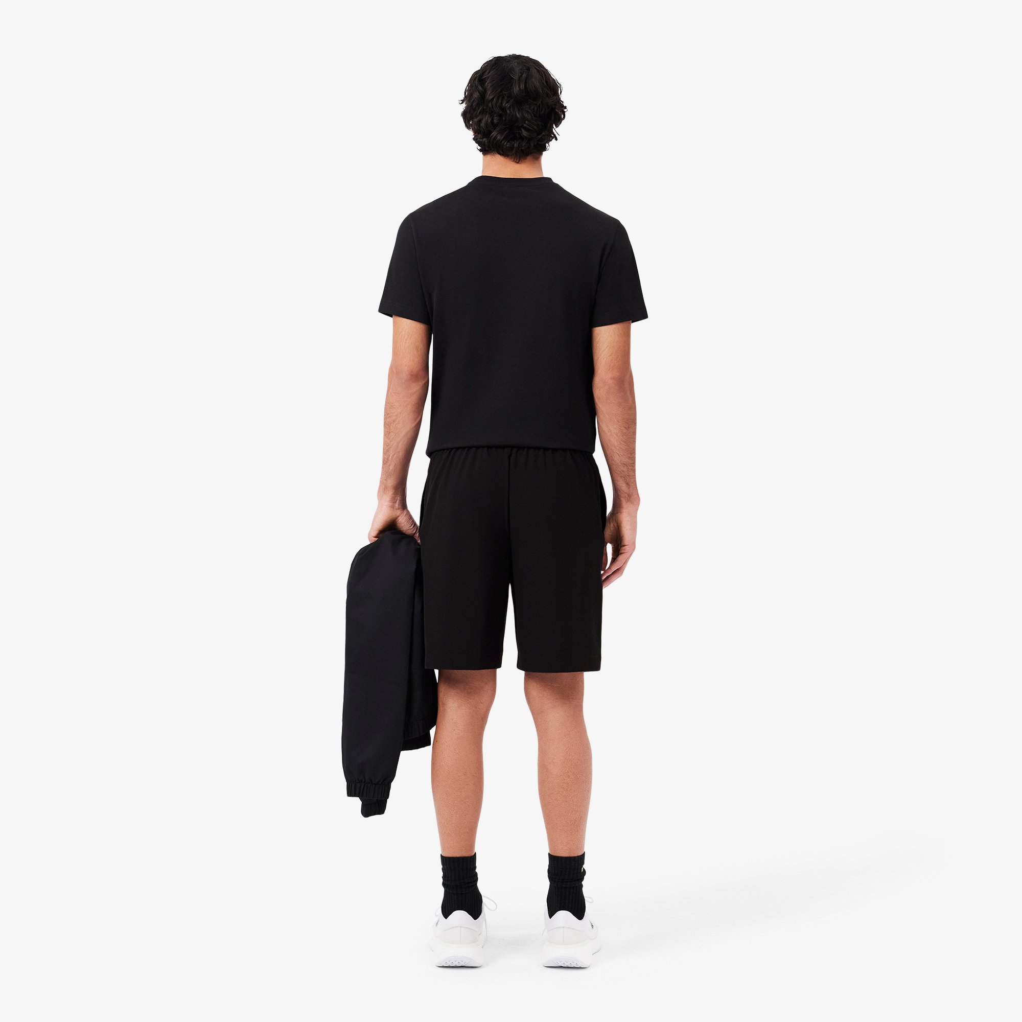 Quần Ngắn Tennis Lacoste Nam Dáng Suông Công Nghệ Ultra-Dry