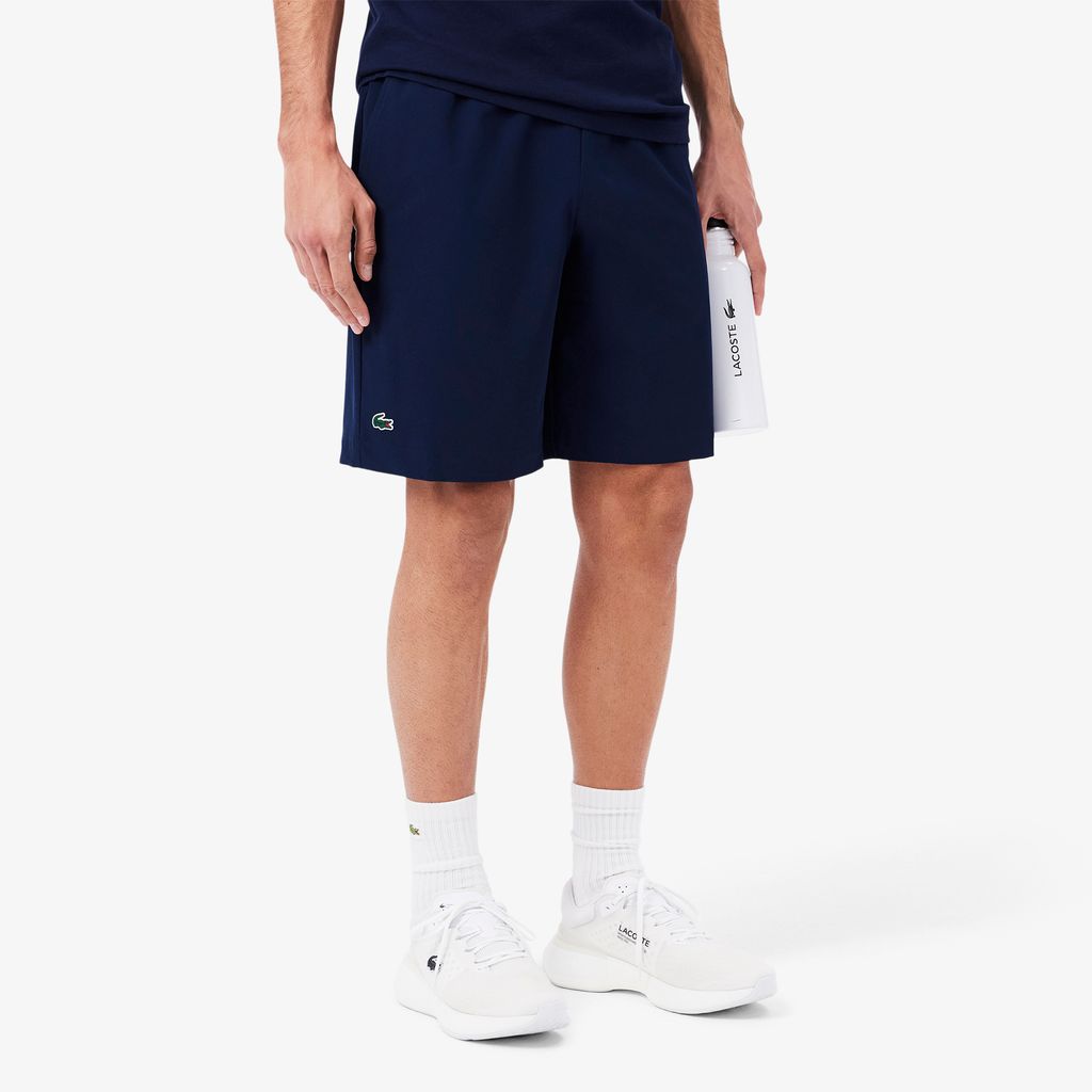 Quần Ngắn Tennis Lacoste Nam Dáng Suông Công Nghệ Ultra-Dry
