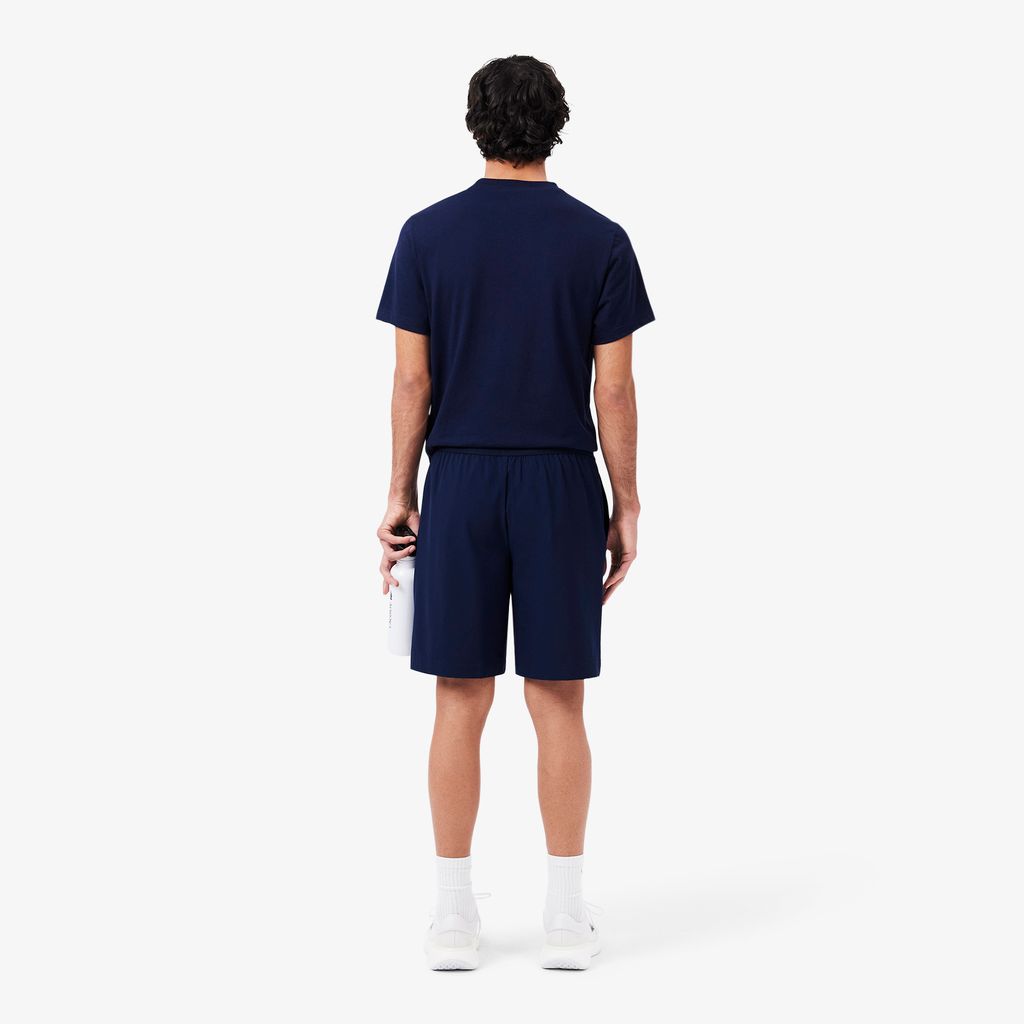 Quần Ngắn Tennis Lacoste Nam Dáng Suông Công Nghệ Ultra-Dry