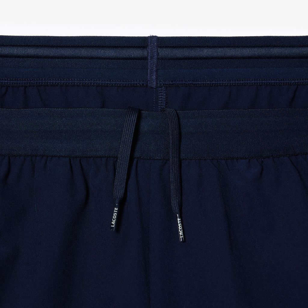 Quần Ngắn Tennis Lacoste Nam Dáng Suông Công Nghệ Ultra-Dry