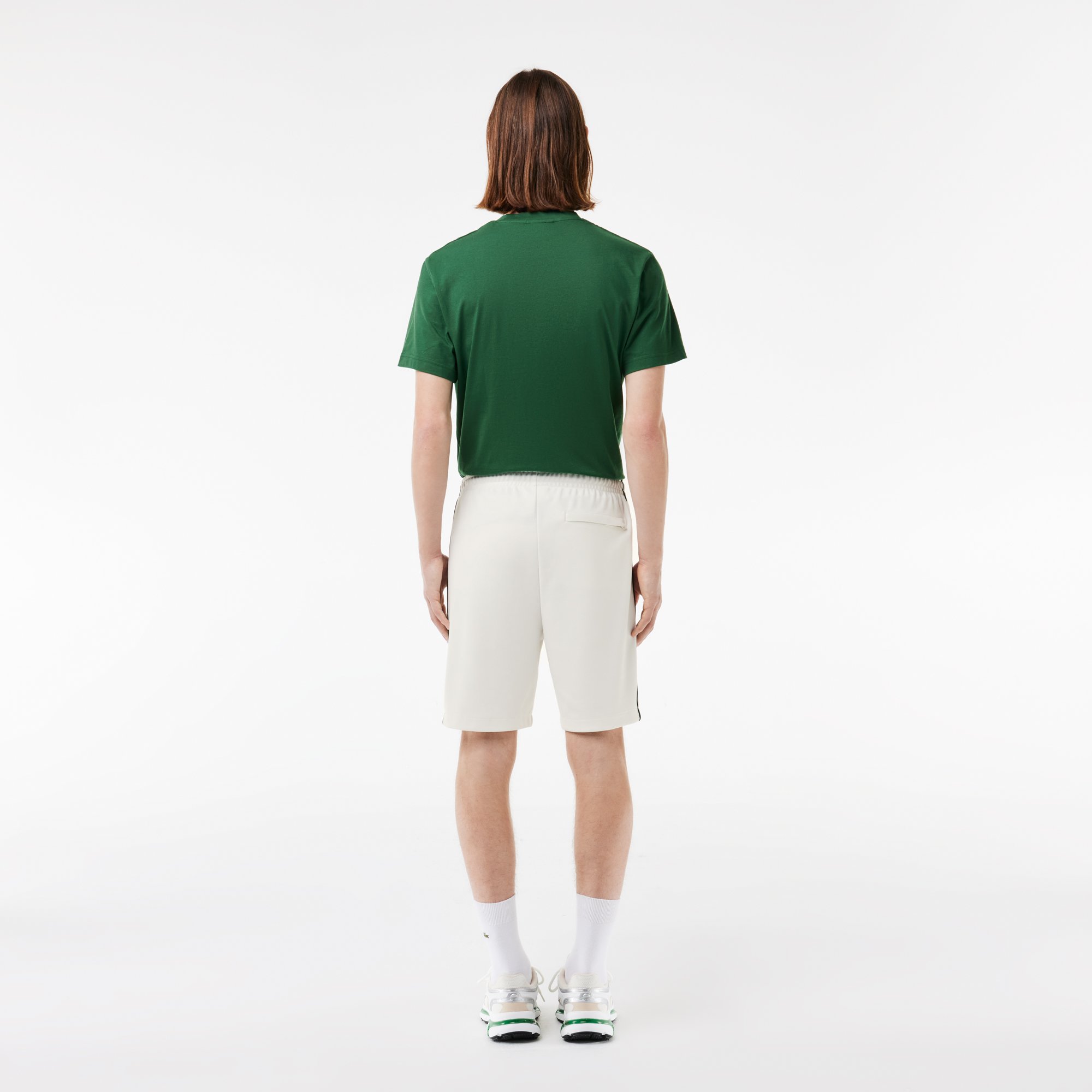 Quần Ngắn Tennis Lacoste Nam Paris Dáng Suông Chất Liệu Interlock Piqué
