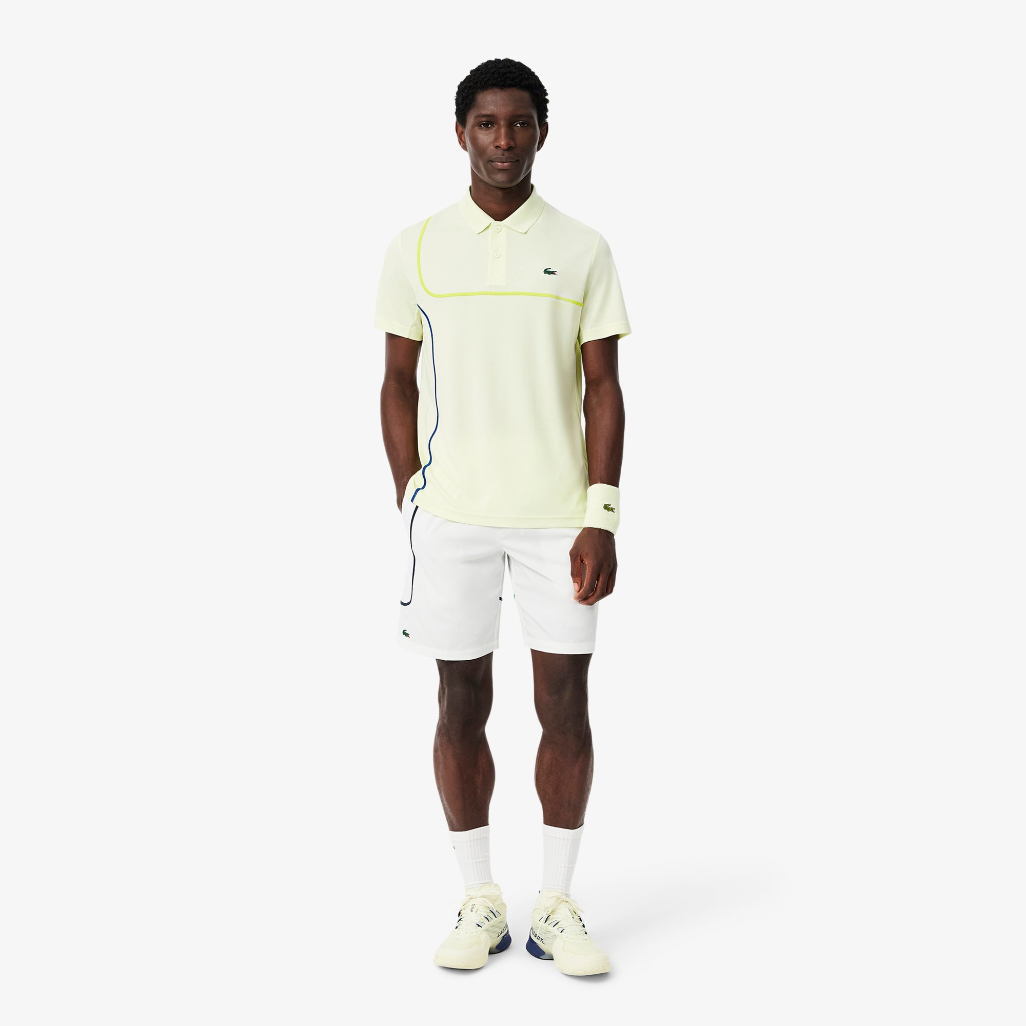 Quần Ngắn Tennis Lacoste Nam Nhẹ Chất Liệu Taffeta Kim Cương