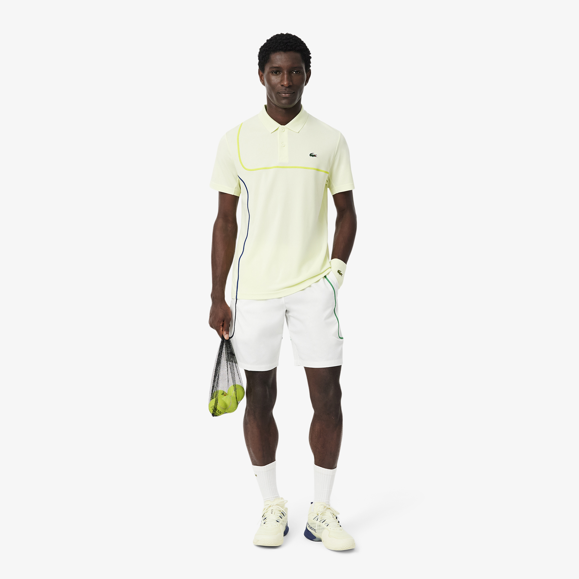 Quần Ngắn Tennis Lacoste Nam Nhẹ Chất Liệu Taffeta Kim Cương