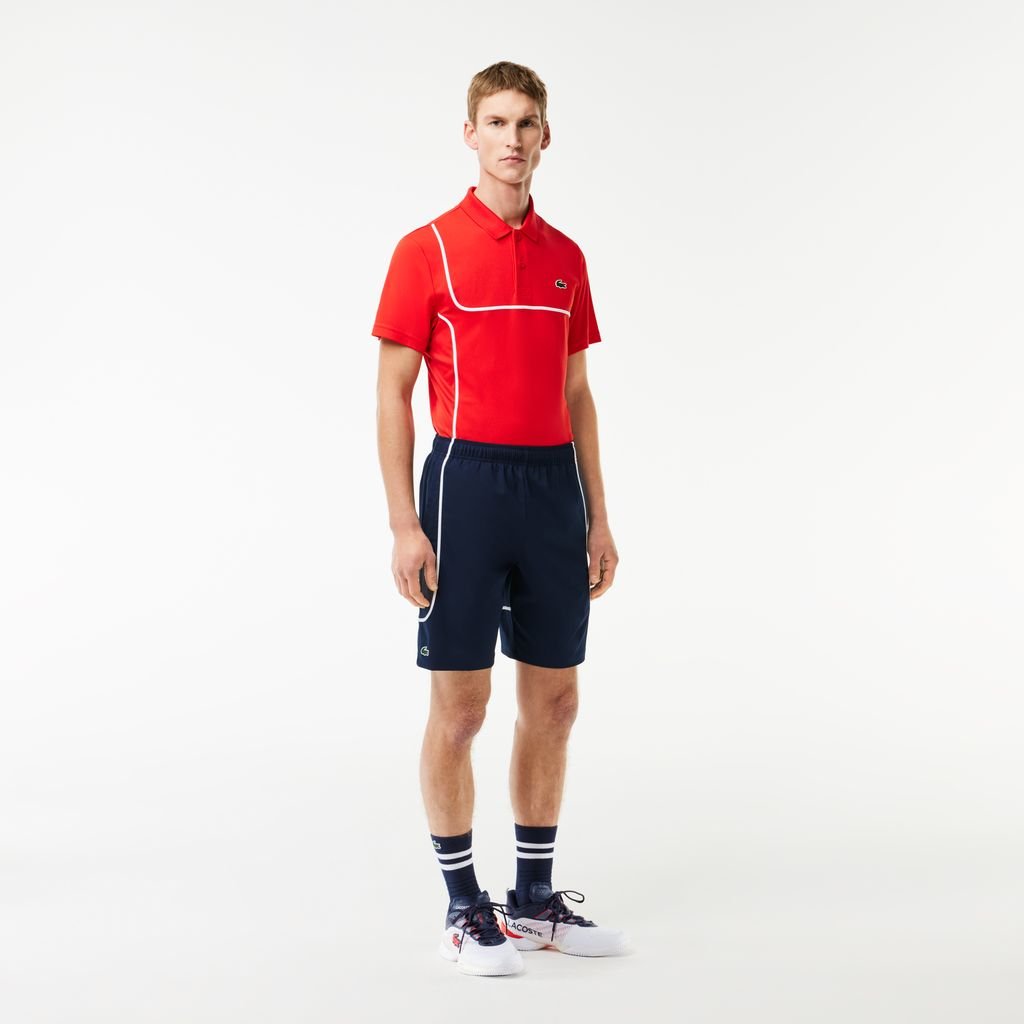 Quần Ngắn Tennis Lacoste Nam Nhẹ Chất Liệu Taffeta Kim Cương