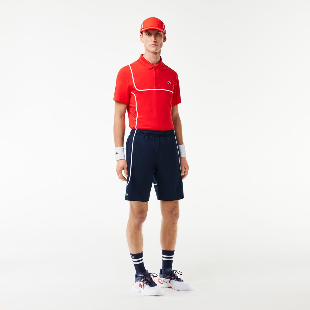 Quần Ngắn Tennis Lacoste Nam Nhẹ Chất Liệu Taffeta Kim Cương