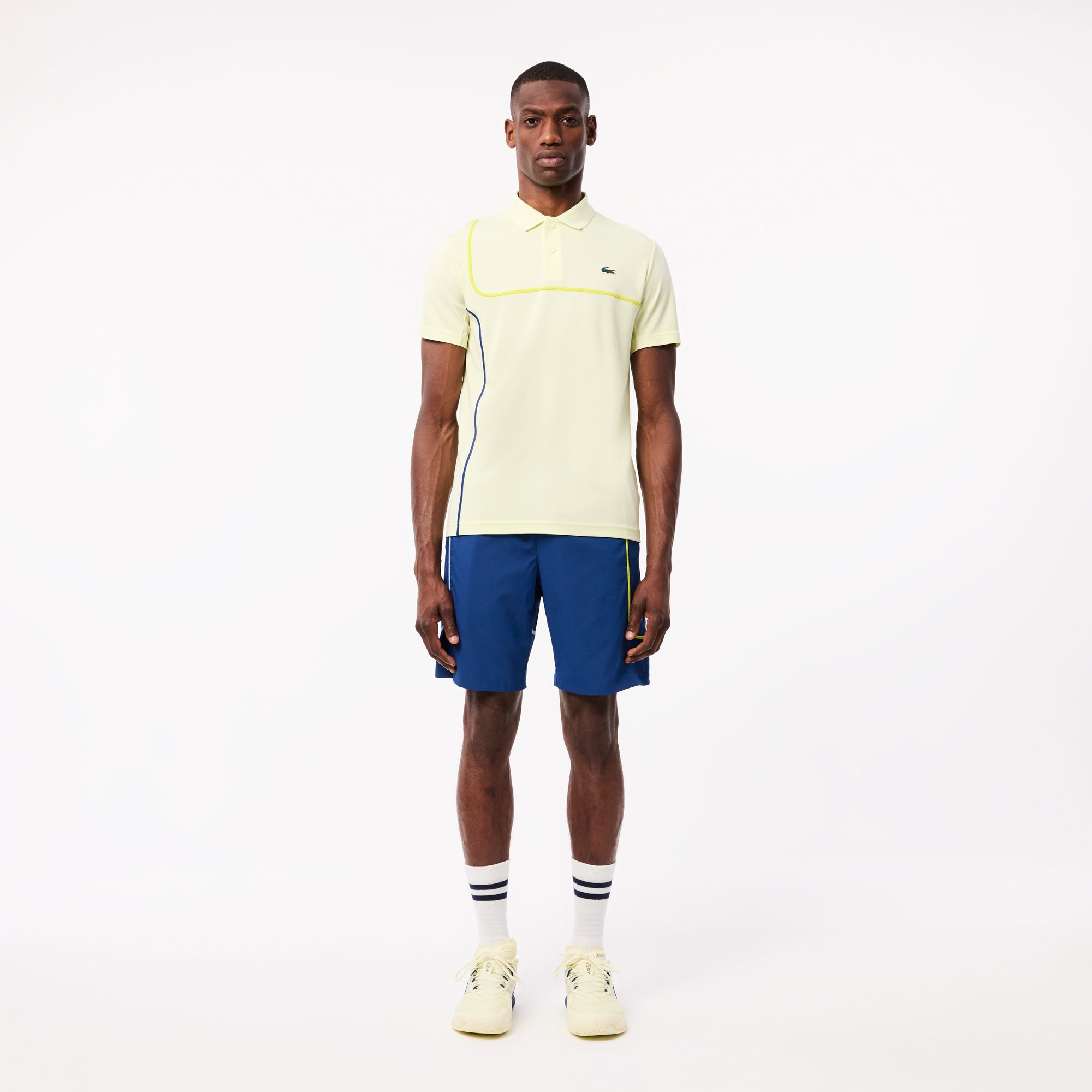 Quần Ngắn Tennis Lacoste Nam Nhẹ Chất Liệu Taffeta Kim Cương