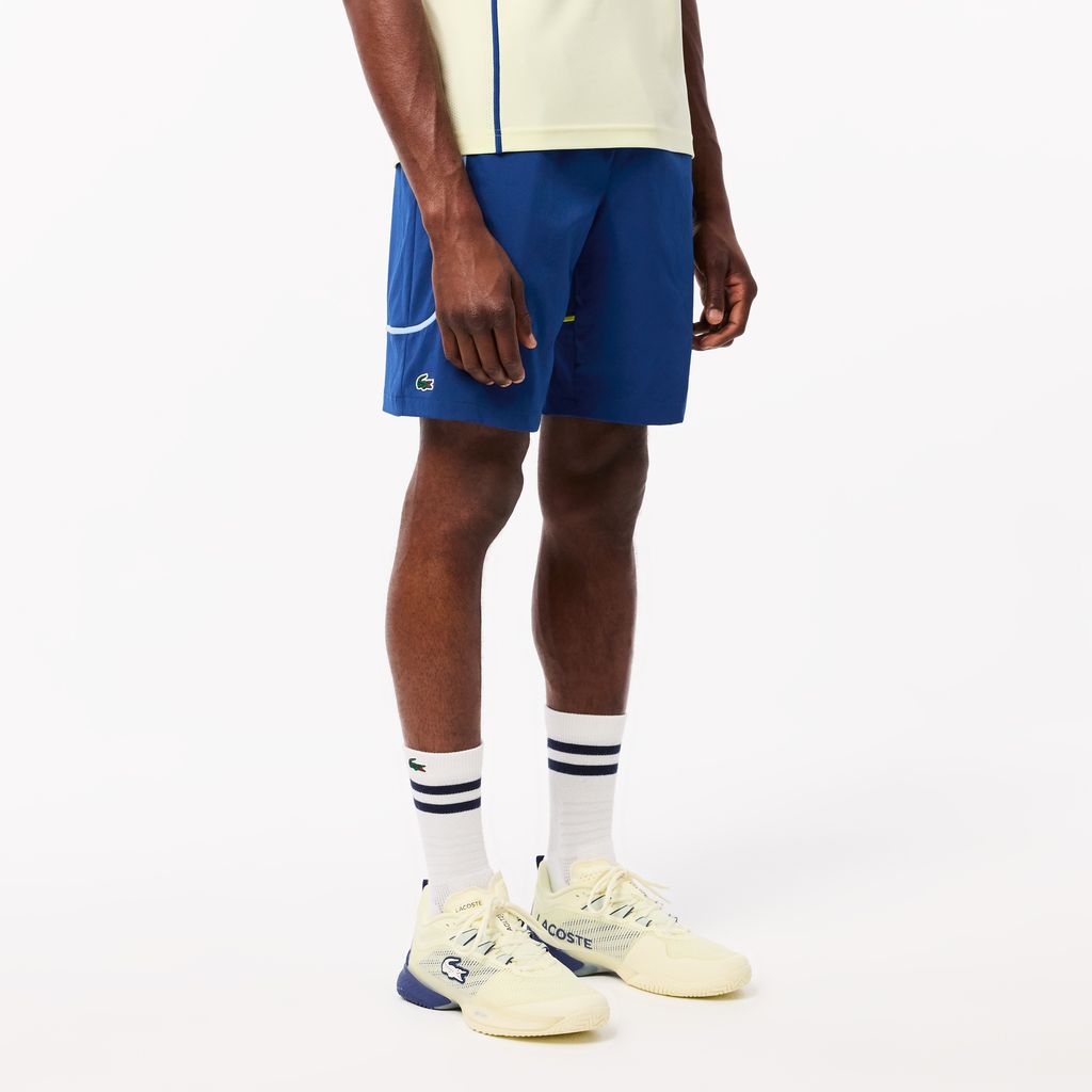 Quần Ngắn Tennis Lacoste Nam Nhẹ Chất Liệu Taffeta Kim Cương