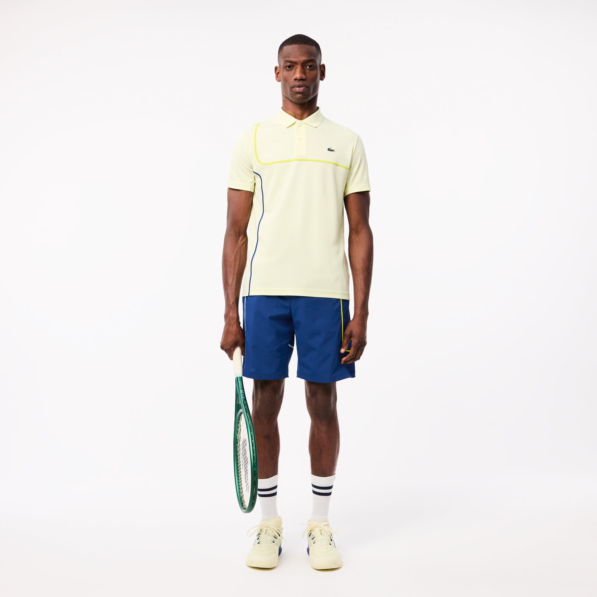 Quần Ngắn Tennis Lacoste Nam Nhẹ Chất Liệu Taffeta Kim Cương