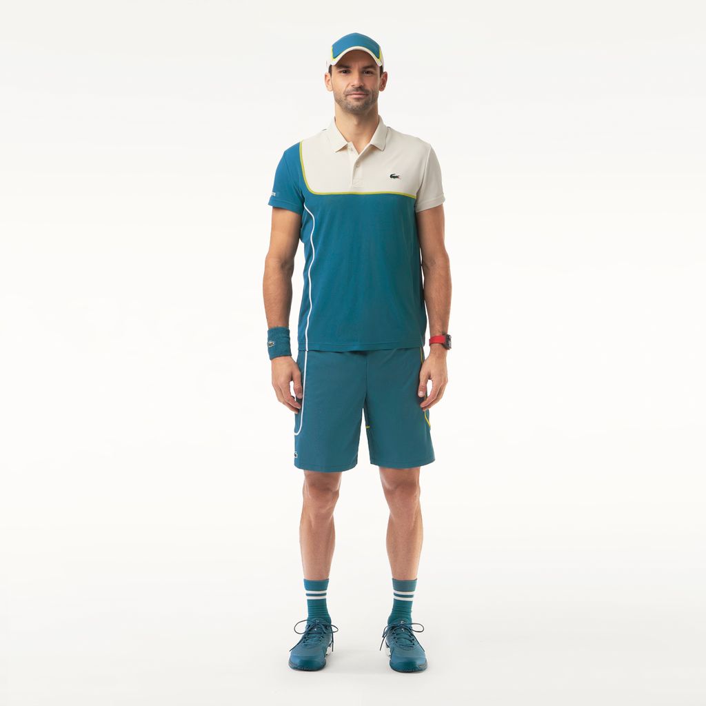 Quần Ngắn Tennis Lacoste Nam Nhẹ Chất Liệu Taffeta Kim Cương