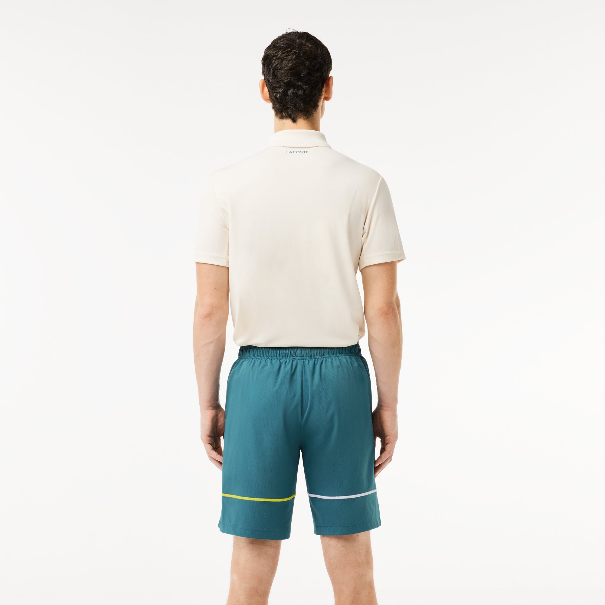 Quần Ngắn Tennis Lacoste Nam Nhẹ Chất Liệu Taffeta Kim Cương